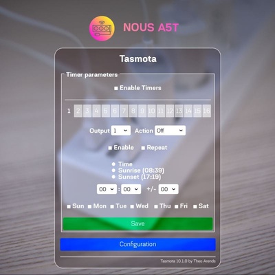 Smart NOUS A1T/2pack WiFI Tasmota