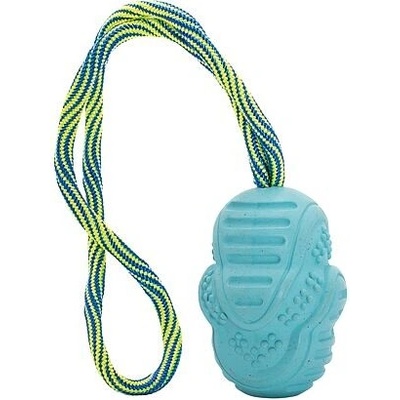 HipHop Vrhací tréninkový Aport s vlákny z rýžových slupek na laně 8 30 cm