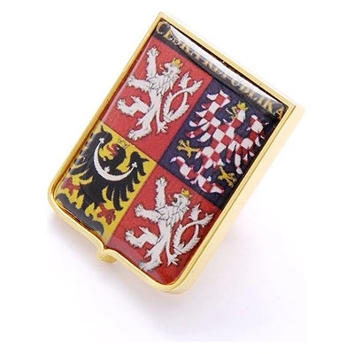 Odznak (pins) 20mm Český štátny znak - farebný