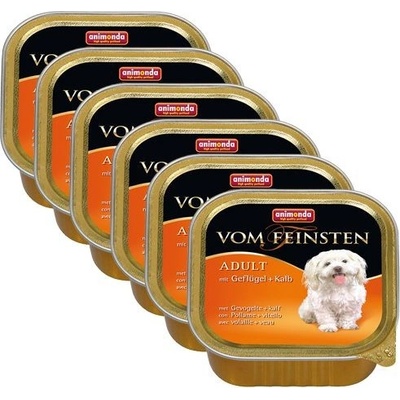 Animonda Vom Feinsten hydina a teľacie mäso 6 x 150 g