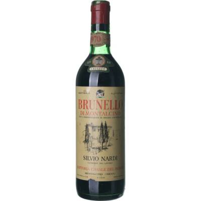 Silvio Nardi Brunello di Montalcino suché červené 1970 0,75 l (holá láhev)