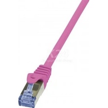 Logilink CQ3089S kat.6A, S/FTP, PIMF, 7,5m, růžový