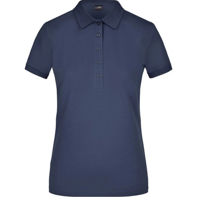 James & Nicholson Polokošile JN 709 elastická krátký rukáv dámská COT-02070900102 Bílá