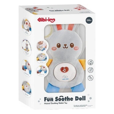 Chipolino plyšový zaspávač Rabbit Grey