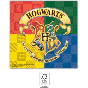Procos ubrousky Harry Potter fakulty 33x33cm 20ks
