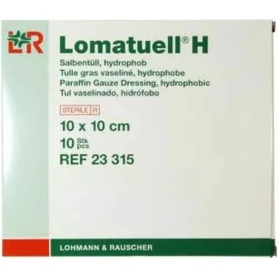 Lohmann&Raucher Mastný tyl Lomatuell H sterilní 10 x 10 cm 10 ks