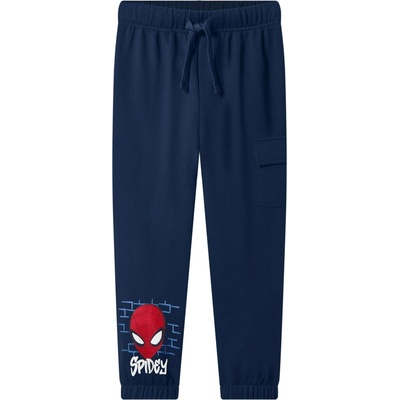 LUPILU Dětské tepláky Spiderman navy modrá
