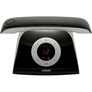 VTech LS1350 retro design telephone cordless DECT cordless telephone with digital answering machine, call barring, hands-free system and redial, backlit display and keyboard (LS1350) Телефонни апарати