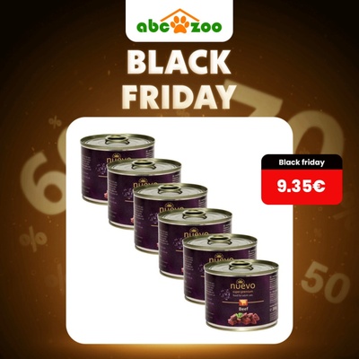 NUEVO CAT Adult hovädzie 6 x 200 g