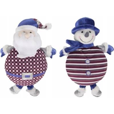 Flamingo Squeeker s vianočným motívom olyšová pískacia 32 cm