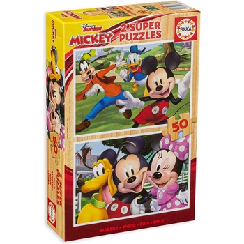 Image 1 of Educa Пъзел Educa от 2 x 50 части - Мики и приятели (EDU18880)
