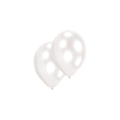 Amscan Latexové balóniky biele 27,5 cm