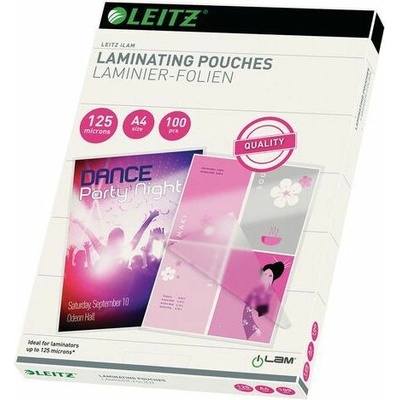 Laminovací kapsy Leitz A4 125 mic, 100 ks – Hledejceny.cz