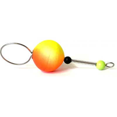 Bubeník číhátko pod prut 22mm žlutá/červená