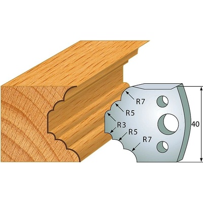 IGM Professional IGM Profil 021 - pár nožov 40x4mm SP F026-021