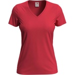 Stedman classic-t v-neck st2700 / Дамска тениска с v-образно деколте - аленочервена m (st2700srem)