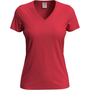 Stedman classic-t v-neck st2700 / Дамска тениска с v-образно деколте - аленочервена m (st2700srem)