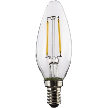 Xavax LED Lamp 2W candle shape filament E14 teplá bílá