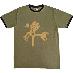 U2 Joshua Tree Europe 1987 (Back Print) Ringer Green XL Риза (U2TS10MGR04)