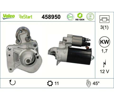 Startér VALEO 458950