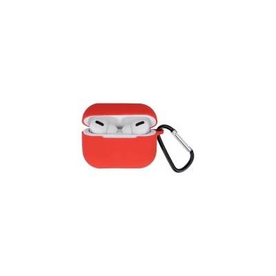 Pouzdro Silicone Case s karabinou pro Apple AirPods (3. gen.) 2021 MagSafe red