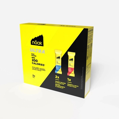 NÄAK Ultra Energy energetické tyčinky 3 x 50 g
