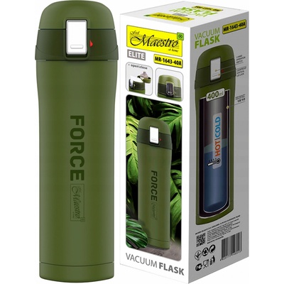 Maestro Termohrnček 400 ml zelený