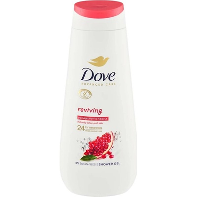 Dove Sprchový gel s vůní granátového jablka a ibišku Advanced Care Reviving (Body Wash) 400 ml