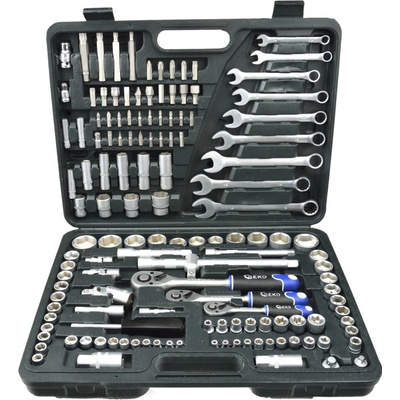 GEKO G10155 1/2",3/8",1/4" 138-dielna v kufri