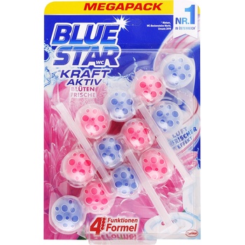 Blue Star Kraft Aktiv WC blok Kvetinová sviežosť 3 x 50 g