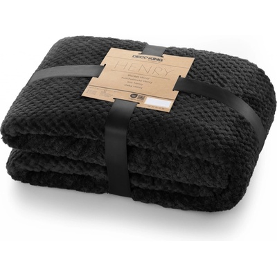 DecoKing Deka z mikrovlákna Henry BLACK 150x200