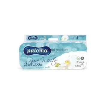 Paloma Deluxe Pure White 3-vrstvý 10 ks