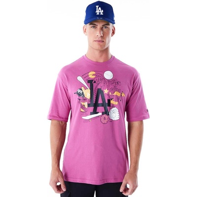 NEW ERA Тениска mlb food grphc os tee losdod