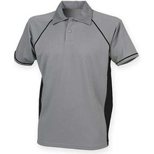 Finden+Hales Pánská funkční polokošile LV370 Gunmetal Grey