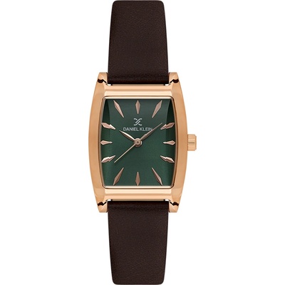 Daniel Klein DK. 1.14120-6 - Дамски, Кварц, 23x33mm, Кафява кожа, 3 ATM - Premium