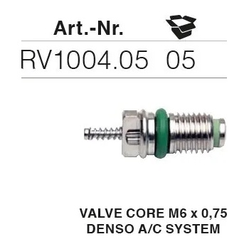 Errecom - Италия RV1004.05 - 5 броя иглички M6x0.75 за портове климатици с DENSO системи до 2011г, ERRECOM