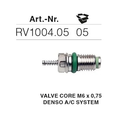 Errecom - Италия RV1004.05 - 5 броя иглички M6x0.75 за портове климатици с DENSO системи до 2011г, ERRECOM