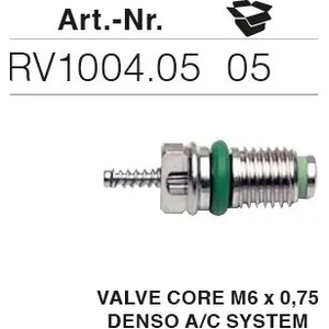 Errecom - Италия RV1004.05 - 5 броя иглички M6x0.75 за портове климатици с DENSO системи до 2011г, ERRECOM