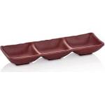 Kulsan KN-TERRA-Рамекин троен 26, 5 x 8, 8cm (25326)КАФЯВО (0136645)