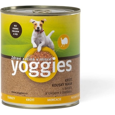 Yoggies Adult morčacia s batátmi a bodliakovým olejom 800 g