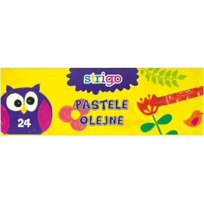 Strigo olejové pastely 24 farieb