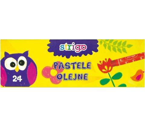 Strigo olejové pastely 24 farieb