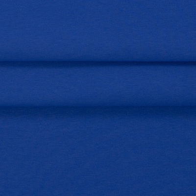Fabriccando Teplákovina jednobarevná nepočesaná - modrá 4045