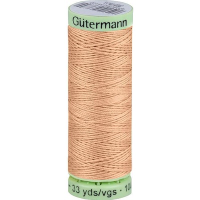 Polyesterové nitě Gütermann Jeans návin 30 m Varianta: 186 přírodní stř., Balení: 1 ks