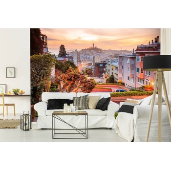 DIMEX ART s. r. o Самозалепваща се флизелинова фототапета изгрев в сан франциско 375 x 250 см