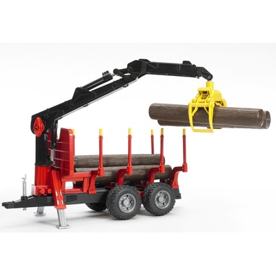 Bruder 2252 lesních PŘÍVĚS s hydraulickou rukou
