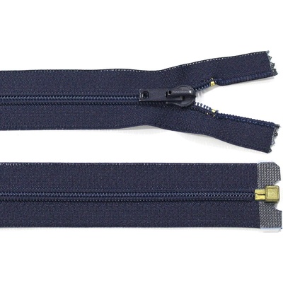 Spirálový zip no.5 rozepínací 120cm tmavě modrý