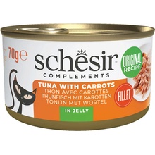 Schesir Cat Complements Tuniak s mrkvou vo želé 70 g