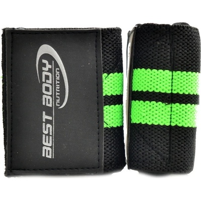 Best Body nutrition Bandáže zápěstí Wrist wrap černo zelené