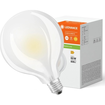 LEDVANCE žárovka LED PG9560 E27 6,5W/827 GLOBE G95 FILAMENT